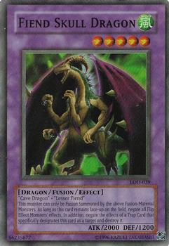 2003 Yu-Gi-Oh! Legacy of Darkness #LOD-039 Fiend Skull Dragon Front