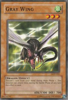 2003 Yu-Gi-Oh! Legacy of Darkness #LOD-041 Gray Wing Front