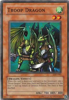 2003 Yu-Gi-Oh! Legacy of Darkness #LOD-042 Troop Dragon Front