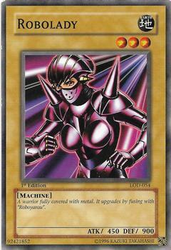 2003 Yu-Gi-Oh! Legacy of Darkness #LOD-054 Robolady Front