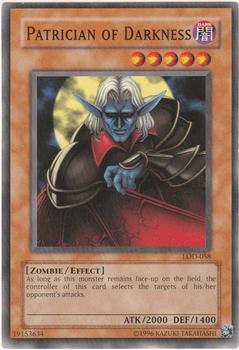 2003 Yu-Gi-Oh! Legacy of Darkness #LOD-058 Patrician of Darkness Front