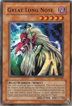 2003 Yu-Gi-Oh! Legacy of Darkness #LOD-068 Great Long Nose Front
