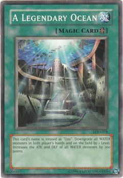 2003 Yu-Gi-Oh! Legacy of Darkness #LOD-078 A Legendary Ocean Front