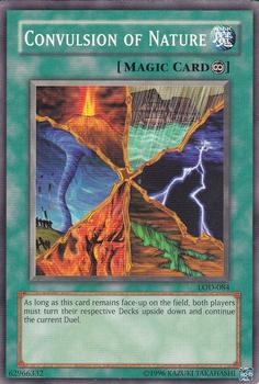 2003 Yu-Gi-Oh! Legacy of Darkness #LOD-084 Convulsion of Nature Front