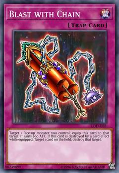 2003 Yu-Gi-Oh! Legacy of Darkness #LOD-088 Blast with Chain Front
