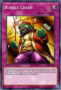 2003 Yu-Gi-Oh! Legacy of Darkness #LOD-090 Bubble Crash Front