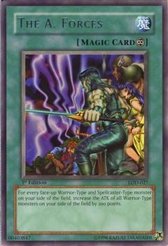 2003 Yu-Gi-Oh! Legacy of Darkness 1st Edition #LOD-027 The A. Forces Front