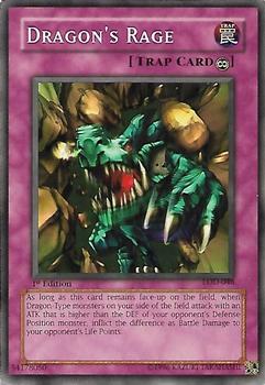 2003 Yu-Gi-Oh! Legacy of Darkness 1st Edition #LOD-048 Dragon's Rage Front
