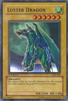 2003 Yu-Gi-Oh! Legacy of Darkness 1st Edition #LOD-050 Luster Dragon Front
