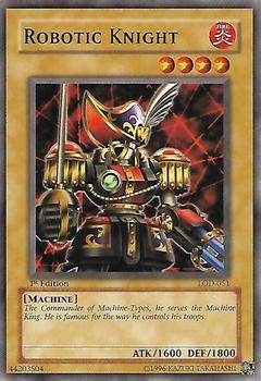 2003 Yu-Gi-Oh! Legacy of Darkness 1st Edition #LOD-051 Robotic Knight Front