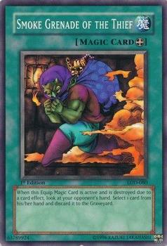2003 Yu-Gi-Oh! Legacy of Darkness 1st Edition #LOD-080 Smoke Grenade of the Thief Front