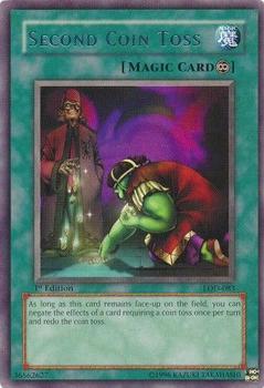 2003 Yu-Gi-Oh! Legacy of Darkness 1st Edition #LOD-083 Second Coin Toss Front