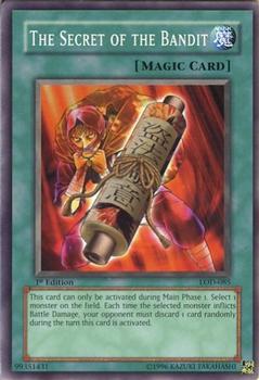 2003 Yu-Gi-Oh! Legacy of Darkness 1st Edition #LOD-085 The Secret of the Bandit Front