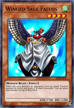 2003 Yu-Gi-Oh! Pharaonic Guardian #PGD-072 Winged Sage Falcos Front