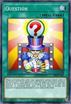 2003 Yu-Gi-Oh! Pharaonic Guardian #PGD-104 Question Front