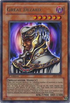 2003 Yu-Gi-Oh! Pharaonic Guardian 1st Edition #PGD-020 Great Dezard Front