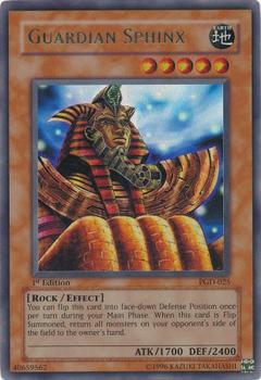 2003 Yu-Gi-Oh! Pharaonic Guardian 1st Edition #PGD-025 Guardian Sphinx Front