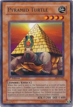 2003 Yu-Gi-Oh! Pharaonic Guardian 1st Edition #PGD-026 Pyramid Turtle Front