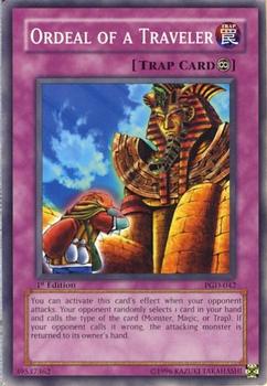 2003 Yu-Gi-Oh! Pharaonic Guardian 1st Edition #PGD-042 Ordeal of a Traveler Front