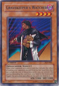 2003 Yu-Gi-Oh! Pharaonic Guardian 1st Edition #PGD-064 Gravekeeper's Watcher Front