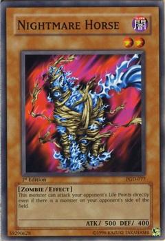 2003 Yu-Gi-Oh! Pharaonic Guardian 1st Edition #PGD-077 Nightmare Horse Front