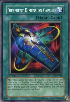 2003 Yu-Gi-Oh! Pharaonic Guardian 1st Edition #PGD-083 Different Dimension Capsule Front
