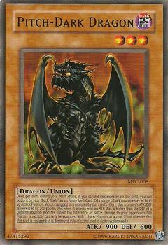 2003 Yu-Gi-Oh! Magician's Force #MFC-008 Pitch-Dark Dragon Front