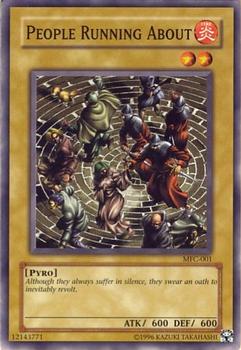 2003 Yu-Gi-Oh! Magician's Force #MFC-001 People Running About Front