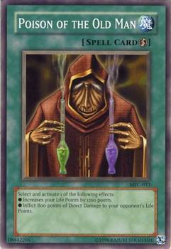 2003 Yu-Gi-Oh! Magician's Force #MFC-033 Poison of the Old Man Front
