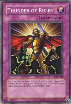 2003 Yu-Gi-Oh! Magician's Force #MFC-042 Thunder of Ruler Front