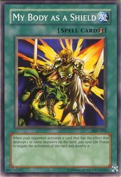 2003 Yu-Gi-Oh! Magician's Force #MFC-092 My Body as a Shield Front