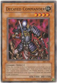 2003 Yu-Gi-Oh! Magician's Force 1st Edition #MFC-010 Decayed Commander Front