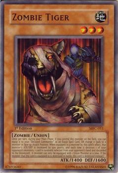 2003 Yu-Gi-Oh! Magician's Force 1st Edition #MFC-011 Zombie Tiger Front
