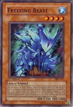 2003 Yu-Gi-Oh! Magician's Force 1st Edition #MFC-017 Freezing Beast Front