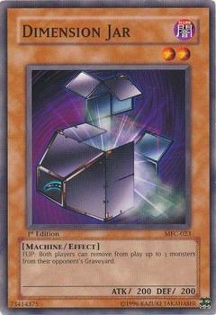2003 Yu-Gi-Oh! Magician's Force 1st Edition #MFC-023 Dimension Jar Front