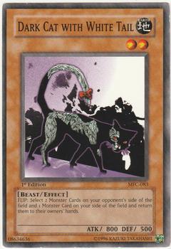 2003 Yu-Gi-Oh! Magician's Force 1st Edition #MFC-083 Dark Cat with White Tail Front