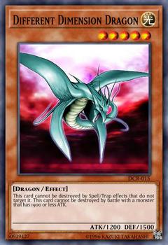 2003 Yu-Gi-Oh! Dark Crisis #DCR-015 Different Dimension Dragon Front