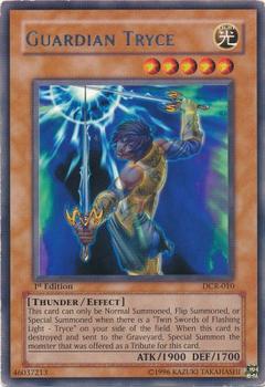 2003 Yu-Gi-Oh! Dark Crisis 1st Edition #DCR-010 Guardian Tryce Front