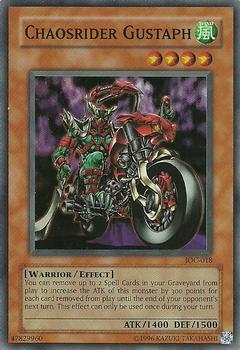 2004 Yu-Gi-Oh! Invasion of Chaos #IOC-018 Chaosrider Gustaph Front