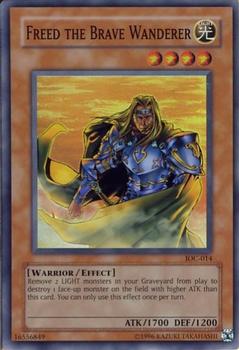 2004 Yu-Gi-Oh! Invasion of Chaos #IOC-014 Freed the Brave Wanderer Front