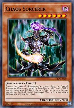 2004 Yu-Gi-Oh! Invasion of Chaos #IOC-023 Chaos Sorcerer Front