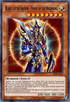 2004 Yu-Gi-Oh! Invasion of Chaos #IOC-025 Black Luster Soldier - Envoy of the Beginning Front