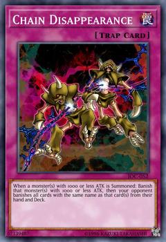 2004 Yu-Gi-Oh! Invasion of Chaos #IOC-052 Chain Disappearance Front