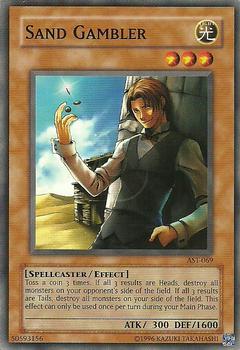 2004 Yu-Gi-Oh! Ancient Sanctuary North American #AST-069 Sand Gambler Front