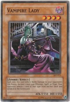 2004 Yu-Gi-Oh! Ancient Sanctuary North American #AST-013 Vampire Lady Front