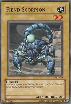 2004 Yu-Gi-Oh! Ancient Sanctuary North American #AST-059 Fiend Scorpion Front