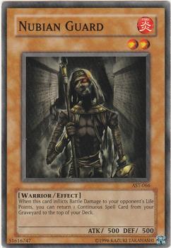 2004 Yu-Gi-Oh! Ancient Sanctuary North American #AST-066 Nubian Guard Front