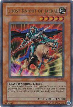 2004 Yu-Gi-Oh! Ancient Sanctuary North American #AST-071 Ghost Knight of Jackal Front