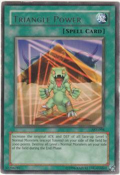 2004 Yu-Gi-Oh! Ancient Sanctuary North American #AST-098 Triangle Power Front
