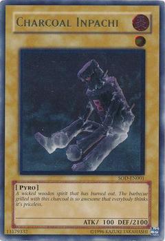 2004 Yu-Gi-Oh! Soul of the Duelist #SOD-EN001 Charcoal Inpachi Front